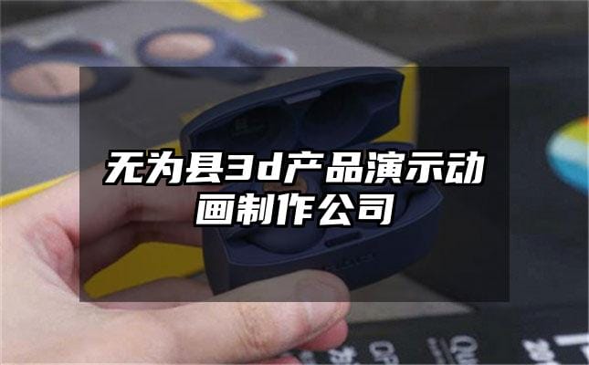 无为县3d产品演示动画制作公司