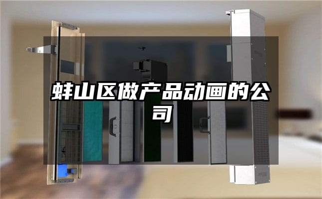 蚌山区做产品动画的公司