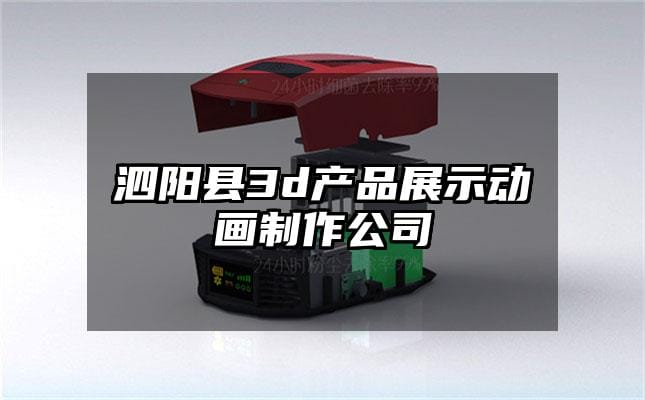 泗阳县3d产品展示动画制作公司