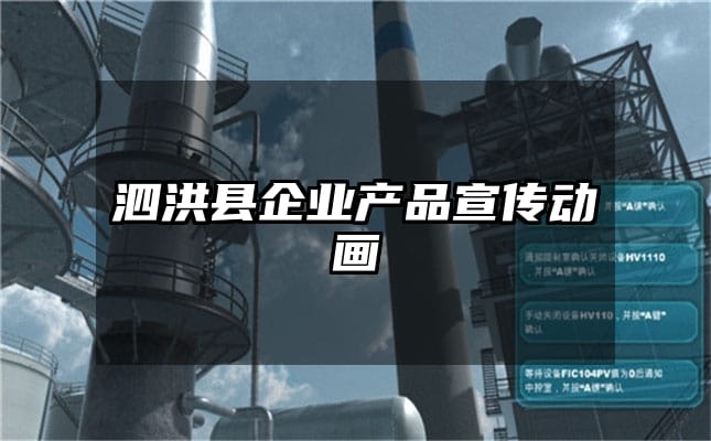 泗洪县企业产品宣传动画