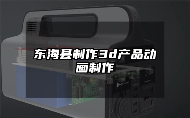 东海县制作3d产品动画制作