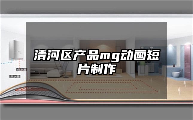 清河区产品mg动画短片制作