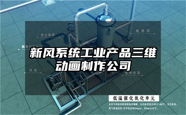 新风系统工业产品三维动画制作公司