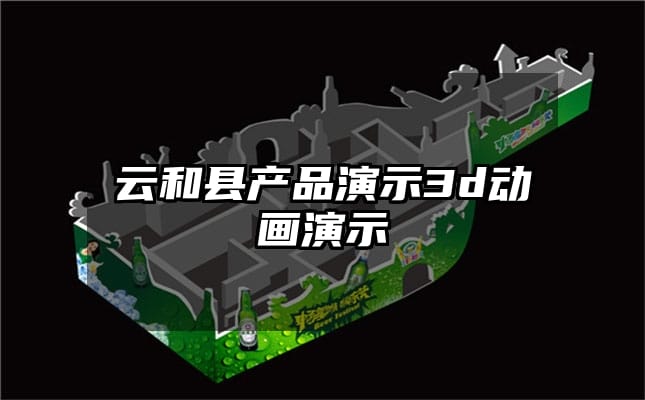 云和县产品演示3d动画演示