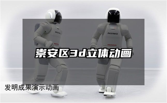 崇安区3d立体动画