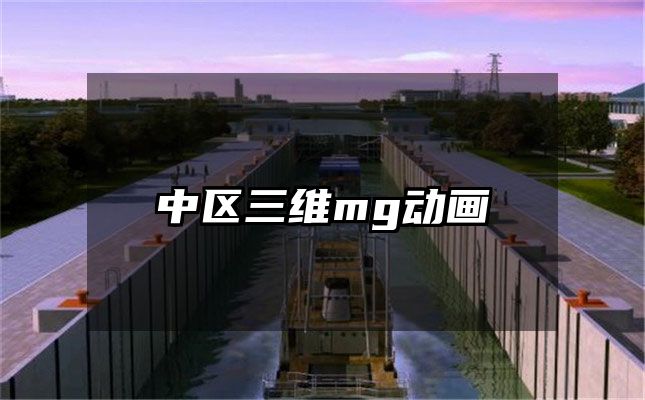 中区三维mg动画