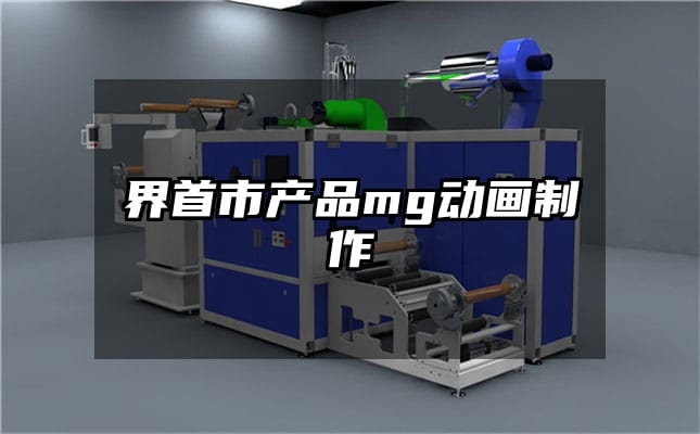 界首市产品mg动画制作