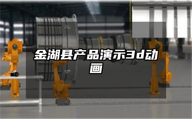 金湖县产品演示3d动画