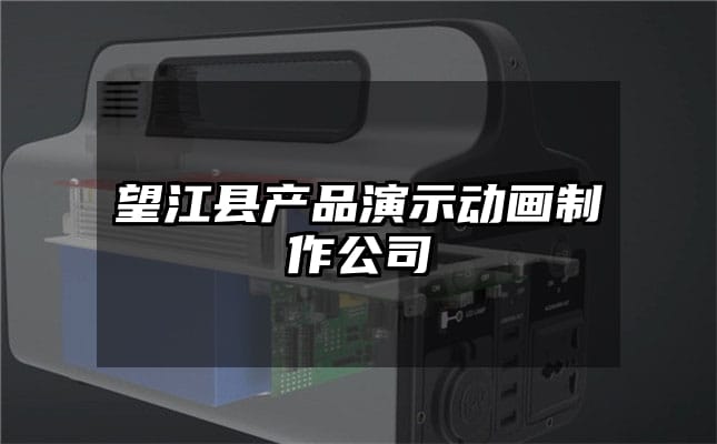 望江县产品演示动画制作公司