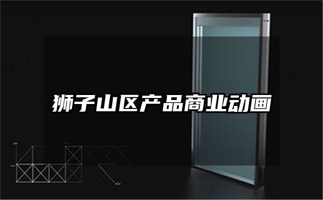 狮子山区产品商业动画